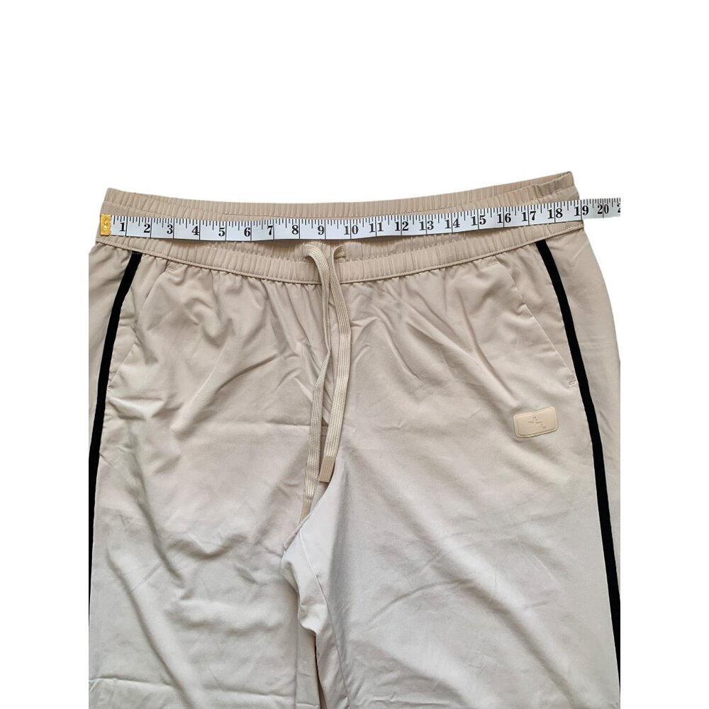Joy Lab Mens Beige Athletic Track Pants Pockets & Built-In Shorts Underneath XL - Picture 5 of 13
